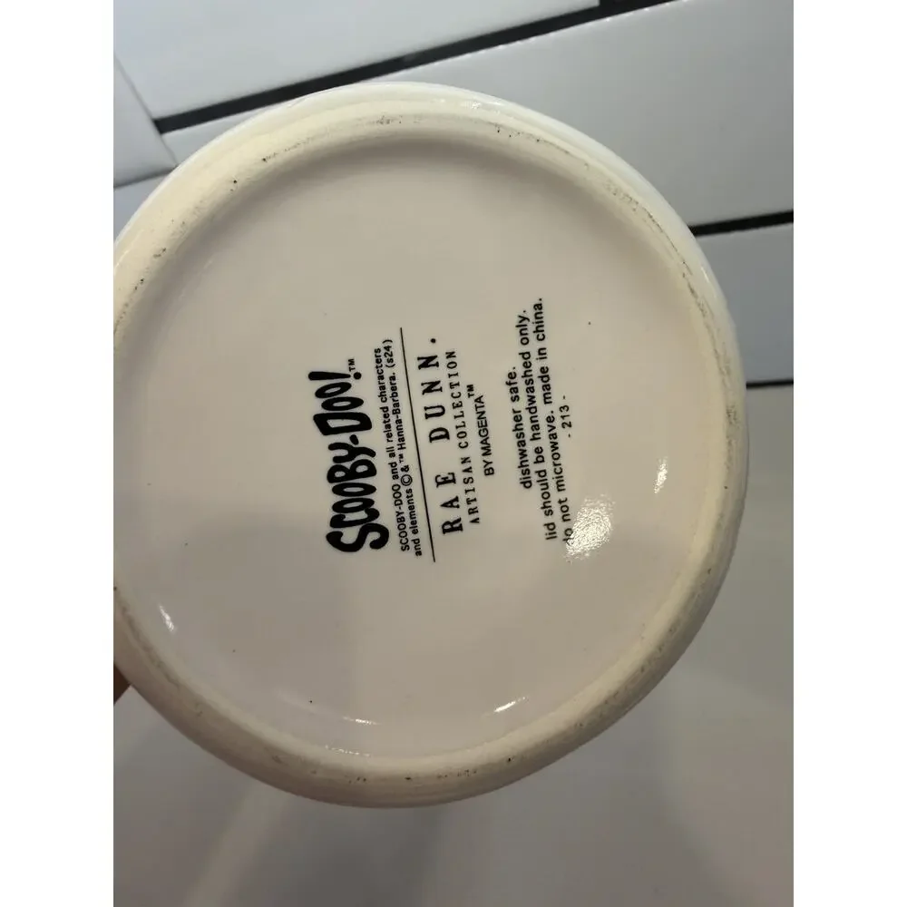 Rae Dunn x Scooby Doo Snacks Halloween Canister 6” Jar Mystery Machine New 🎃
